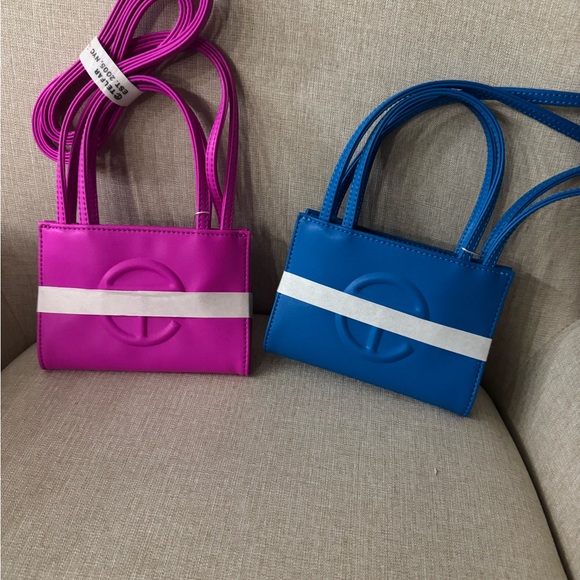 Telfar small bags.